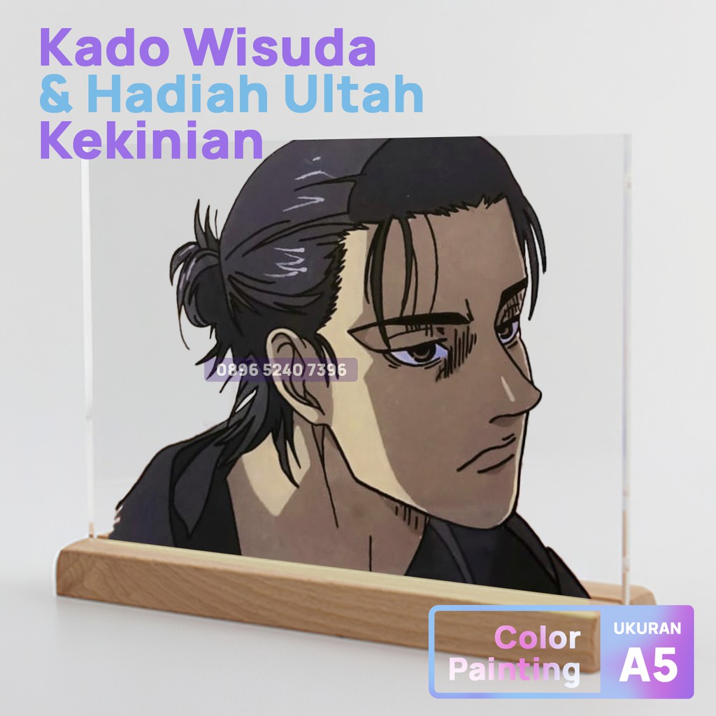 

Custom Ilustrasi 2D Attack On Titan Shingeki No Kyojin Acrylic Kado Ultah Hadiah Wisuda A5