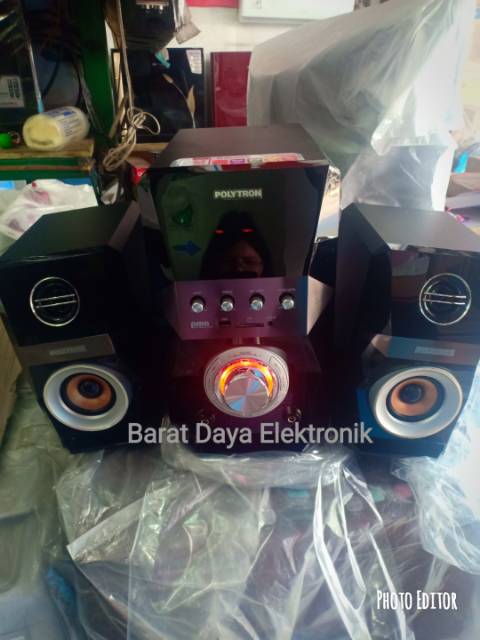 SPEAKER AKTIF POLYTRON PMA 9522 Multimedia Speaker + BLUETOOTH/AUX/USB/RADIO FM SPEAKER BLUETOOTH