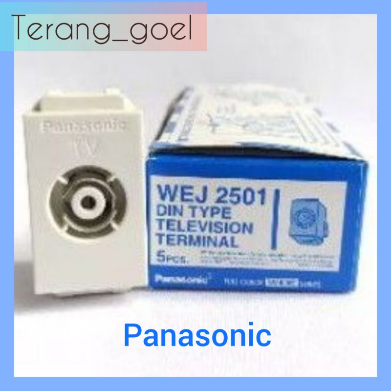 Socket Tv Panasonic / Saklar Tv Panasonic / Stop Tv Panasonic / Modul Tv Panasonic WEJ 2501