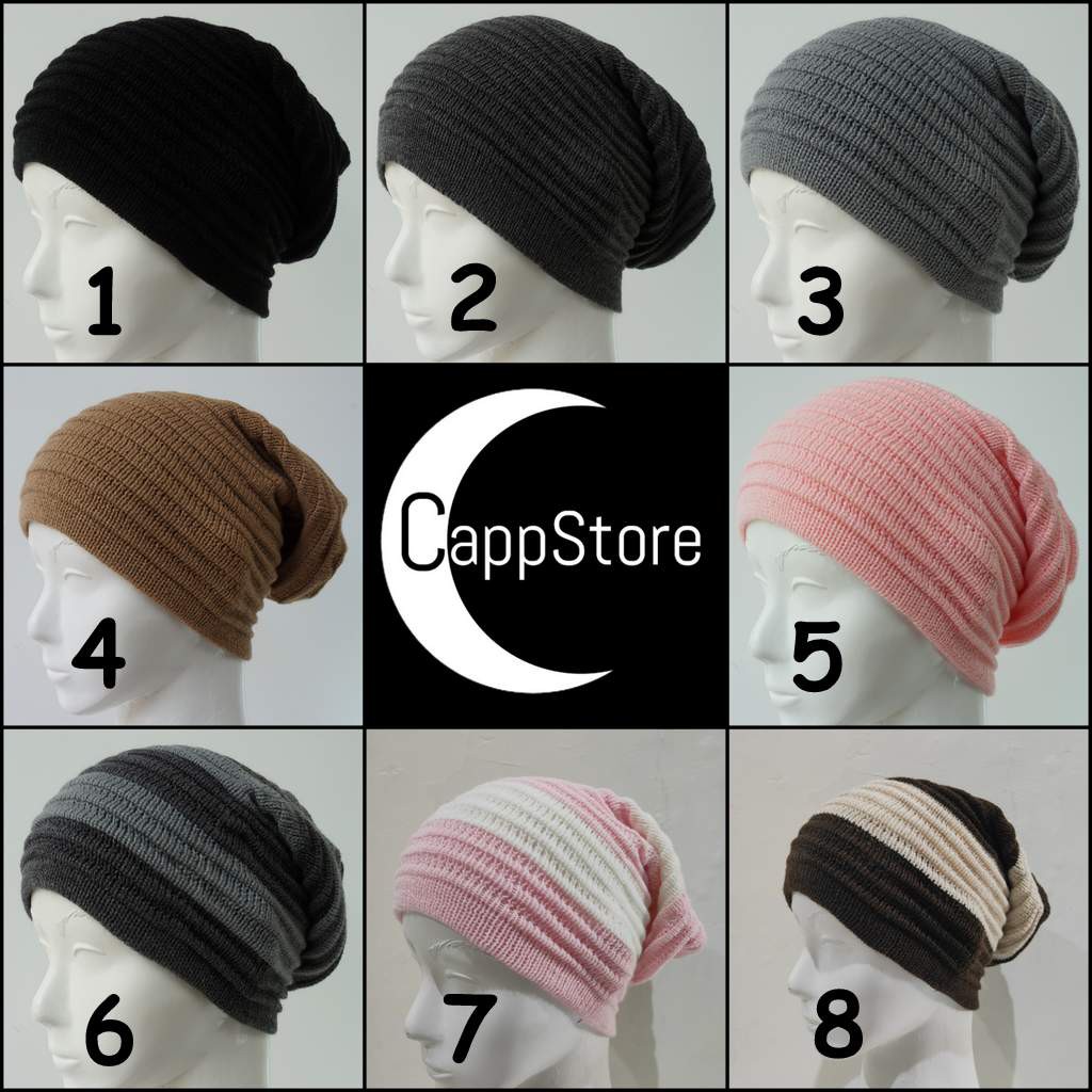 Kupluk beanie rajut BEA-KERUT