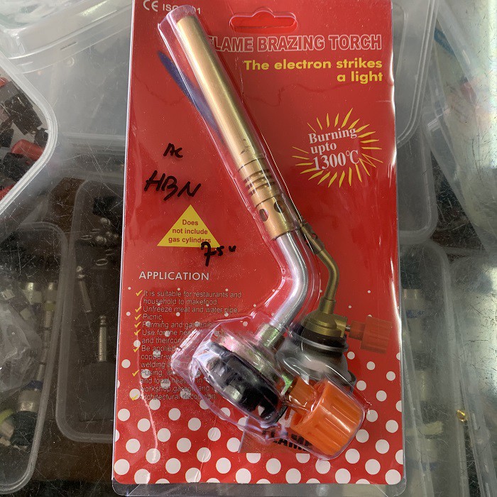 Kepala Tabung Gas Blow Torch Burner Jet Flame Gun Kepala Burner