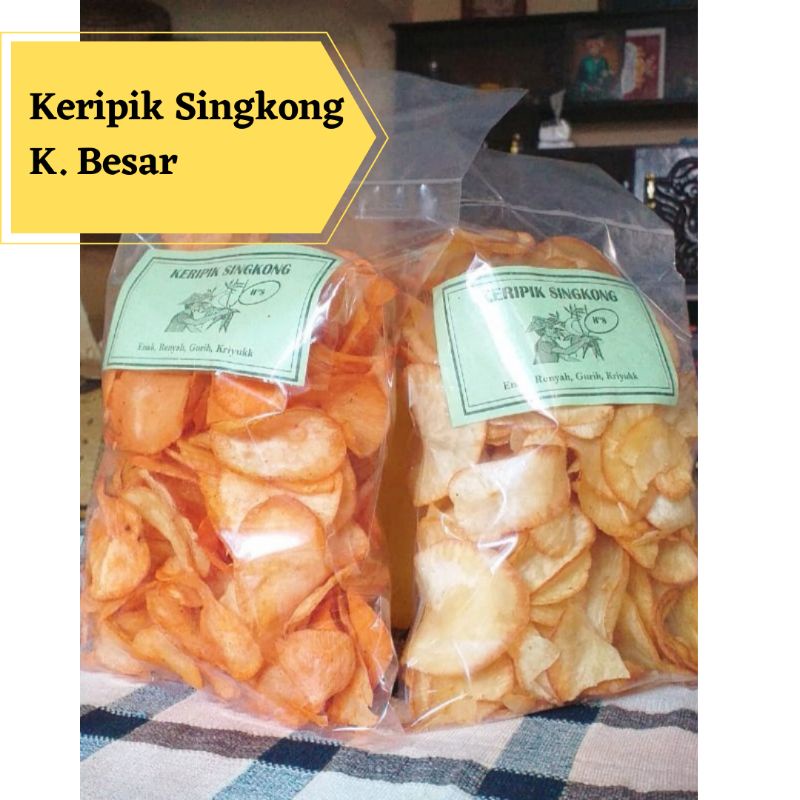 

[Bisa COD] Keripik Singkong Kemasan 100 gr