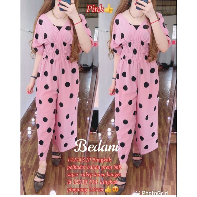 BEDANI JUMPSUIT BAHAN BANGKOK PREMIUM