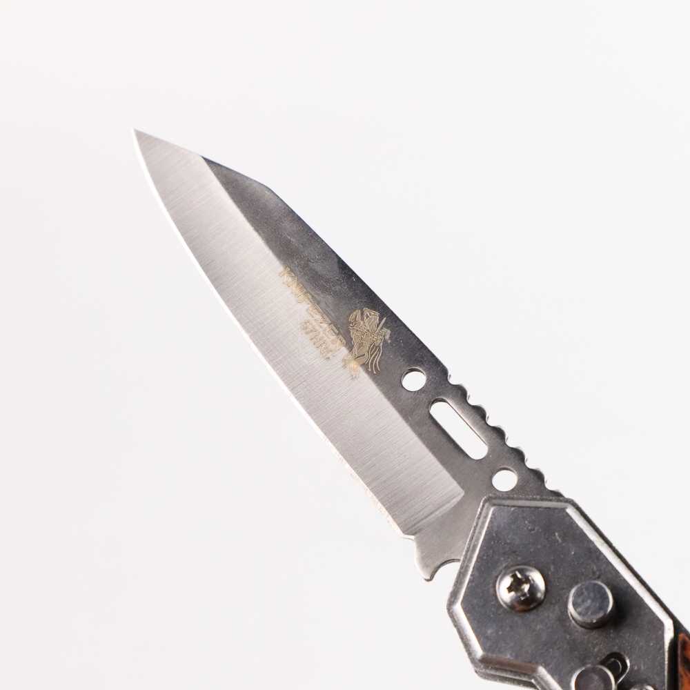 KNIFEZER Doom Blade Pisau Lipat Berburu Survival Knife EDC 200mm 57HRC