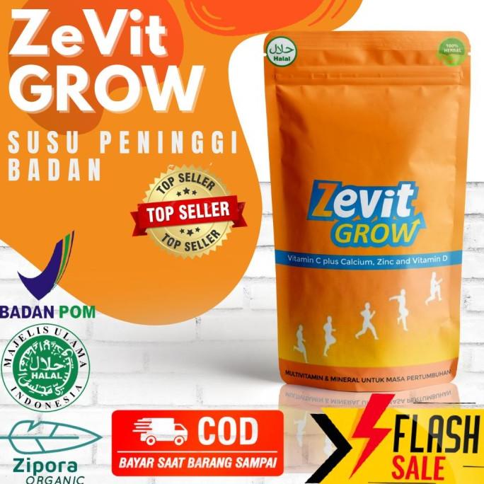 ready ZEVIT GROW Peninggi Badan Original Terlaris / susu