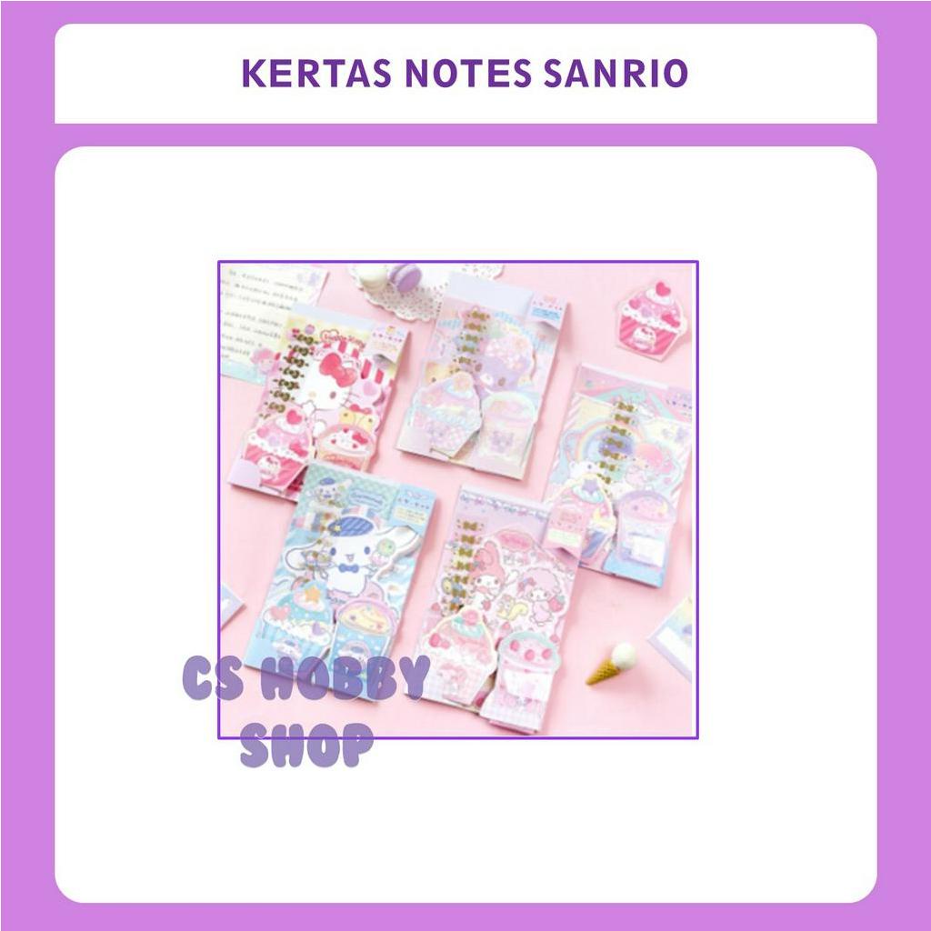 

Kertas Notes Sanrio Cinnamoroll My Melody Kuromi