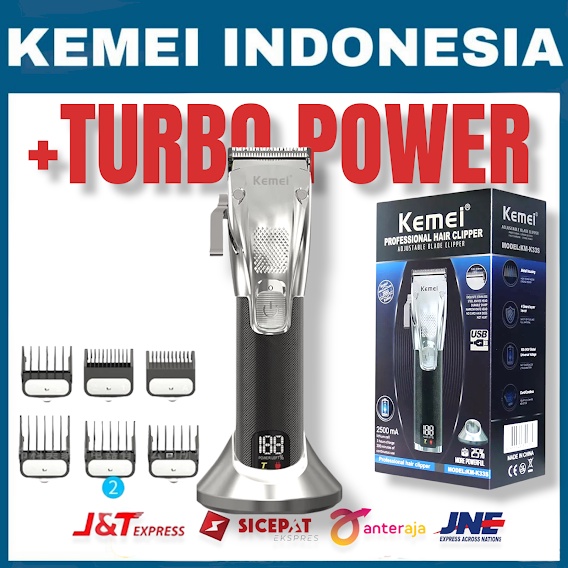 Kemei Indonesia Kemei km-k33s Hair clipper / mesin cukur rambut kemei km k33s turbo
