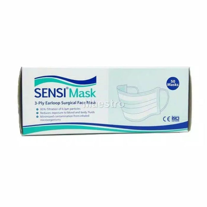 masker sensi earloop isi 50pcs