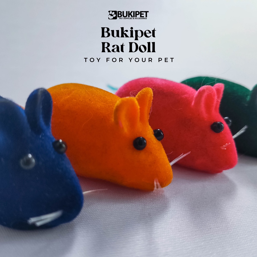 Mainan Kucing Interaktif Bentuk Tikus Bunyi CIt Cit - RAT DOLL