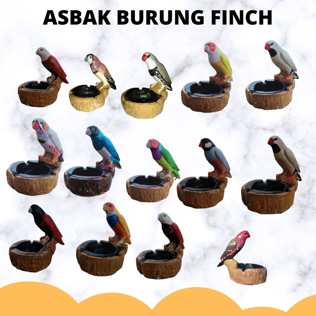 ASBAK BURUNG KARAKTER