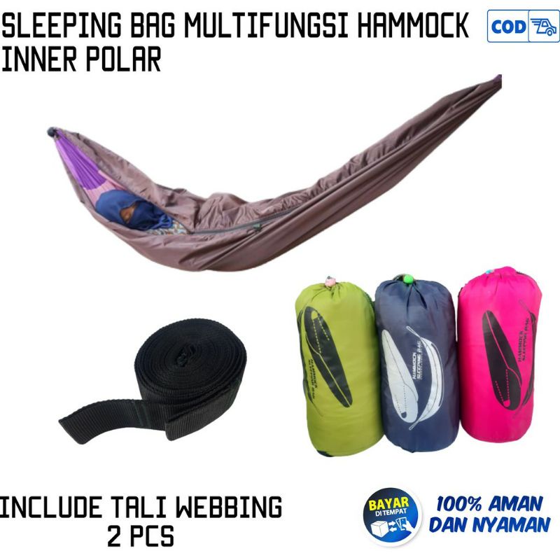 SleepMock Sleeping Bag-Hammock Multifungsi