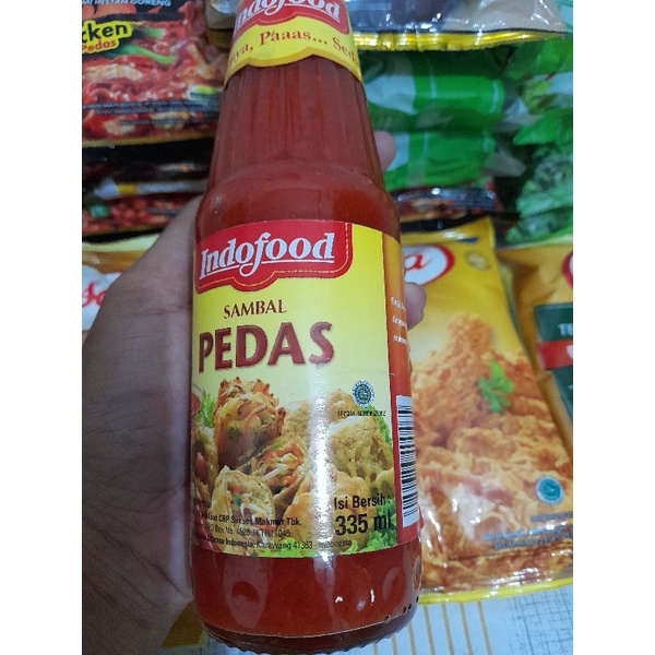 

[Murah] Indofood Sambal Pedas Botol Besar 335 ml