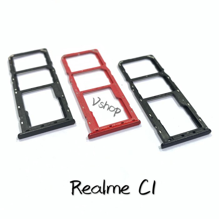 Simtray Sim Tray Tempat Dudukan Slot Sim Card Simcard Oppo REALME C1