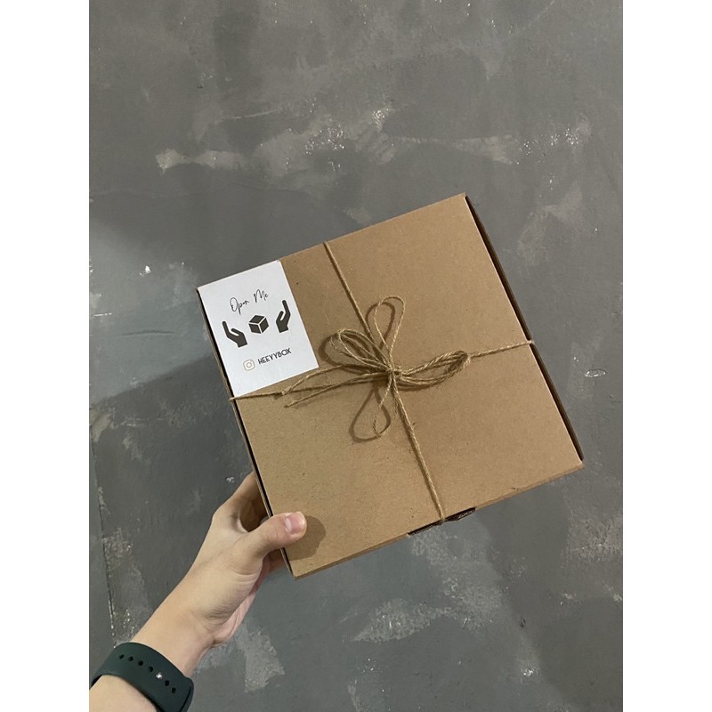

open me box / sticker set siap dipesan cocok buat hampers or kado