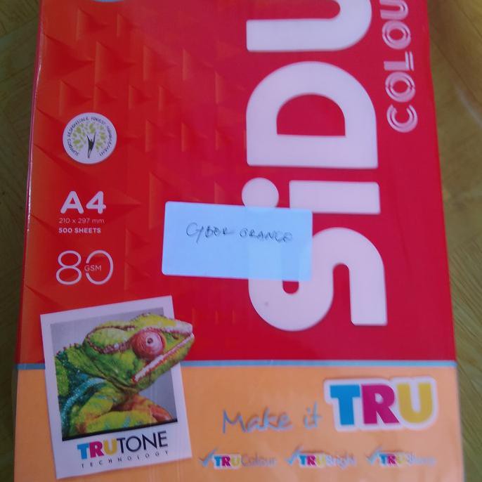 

Sinar Dunia. Kertas Warna A4 80Gsm. It 371 Cyber Hp Orange. Mayastore11