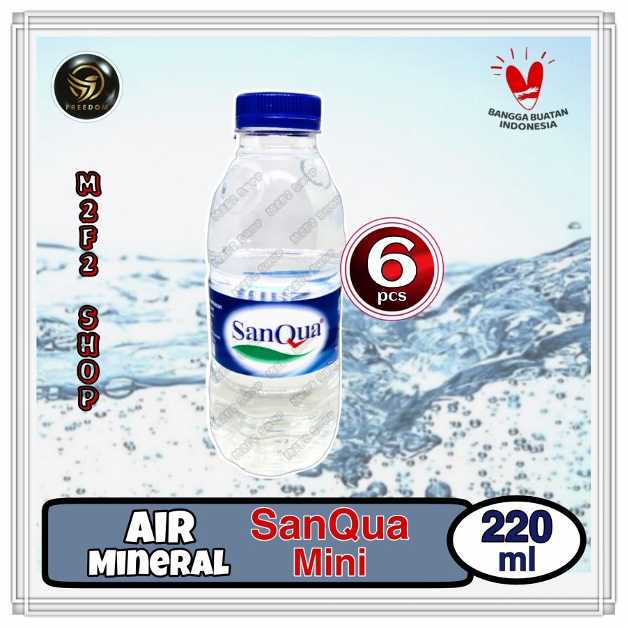 

Air Mineral Sanqua Baby Mini Botol Plastik Pet - 220 ml (Kemasan 6 Pcs)