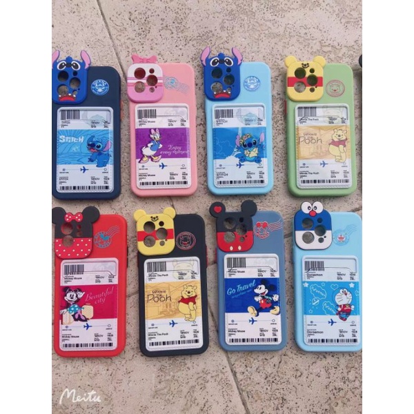 CASE DISNEY INTIP CARD SLOT For HP Xiaomi Redmi Note10 Note10pro Note10pro(5g) PocophoneM3Pro(5g) VivoY53S Y51A Y51 2020 V21(5g) OppoA74(5g) A74(4g) Reno5F RealmeC20 C21 C25 Realme8/8pro SamsungA32(4g) A52 A72 A12 A02S A02 M02 A22(5g)