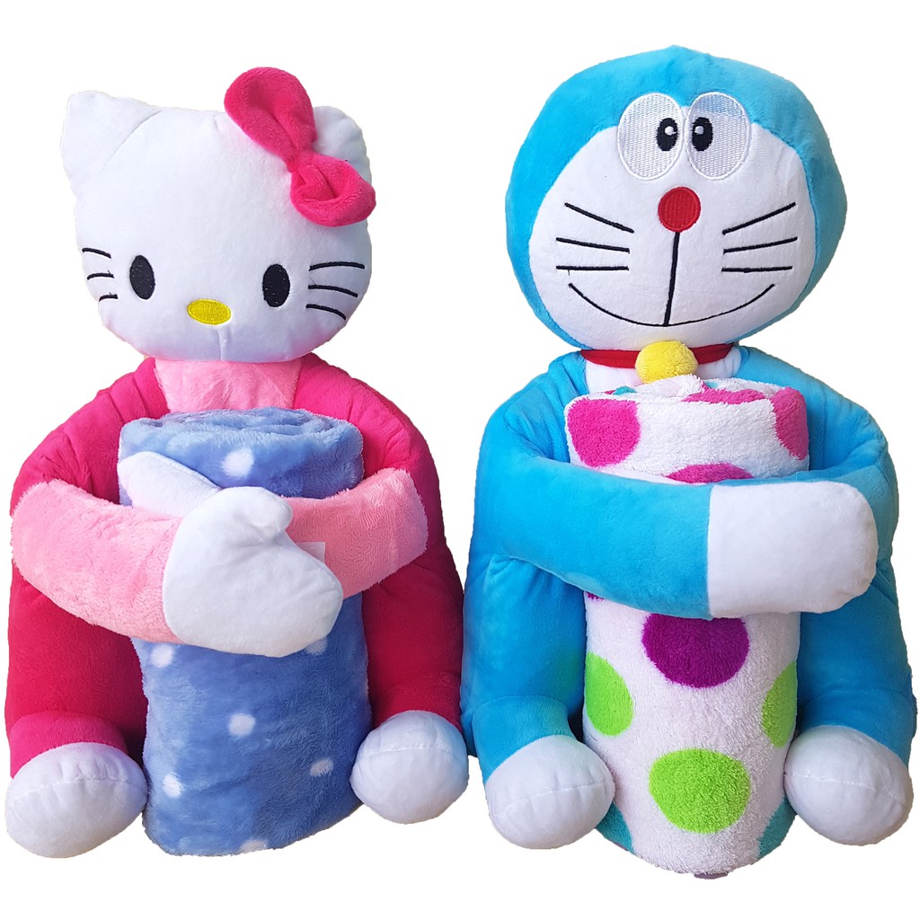 Set Kado Boneka Selimut Bantal Peyang Bayi Balmut Memoii