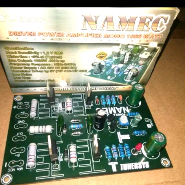 Kit driver power amplifer namec mono