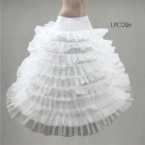 [STOK TERBATAS] PETTICOAT SUPER BALL GOWN DALAMAN GAUN 9 RING 9 LAYER LPC026