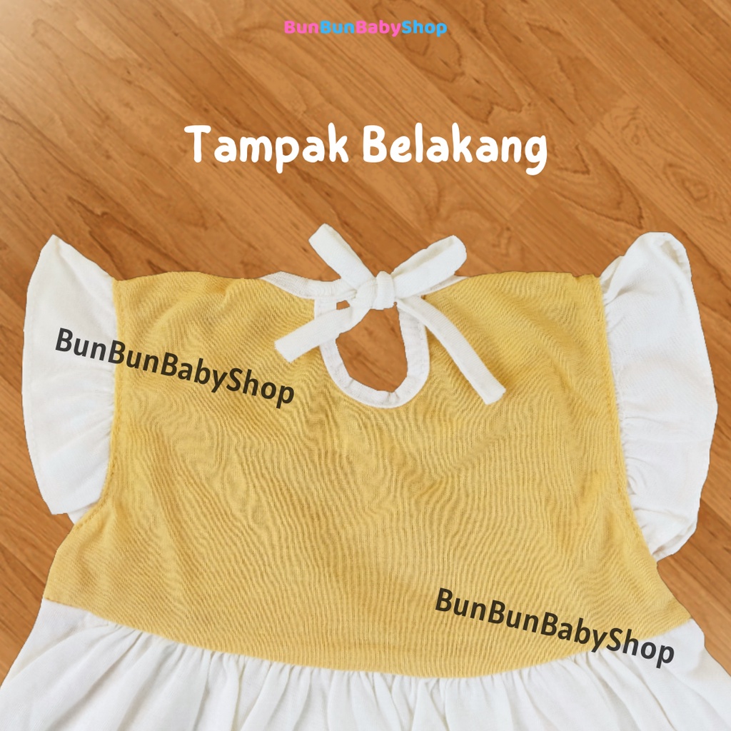 Dress Bayi Motif Animals Lucu Setelan Cewek Baju Baby Baru Lahir Perempuan New Born Murah Bunbunbabyshop