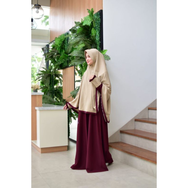 EXCLUSIVE GAMIS SET KHIMAR ANNASIHAH