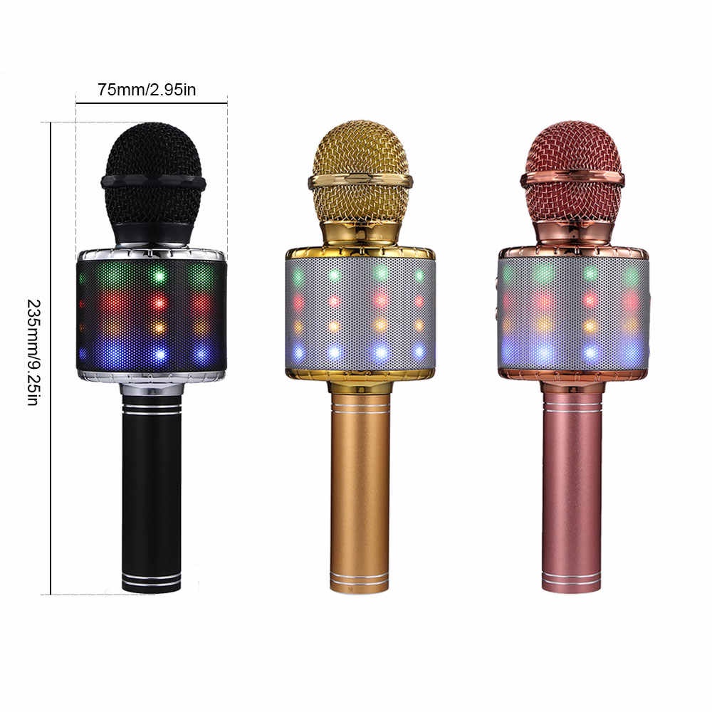 Mic Bluetooth WS-868L / Microphone Smule Wireless Karaoke Portable Good Quality