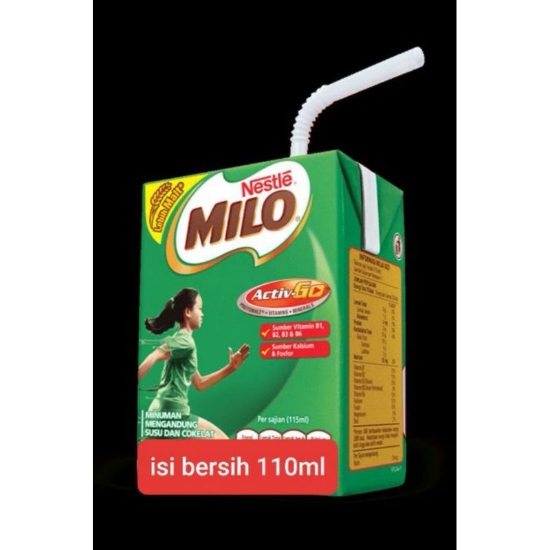 

Susu UHT Milo kemasan 110ml