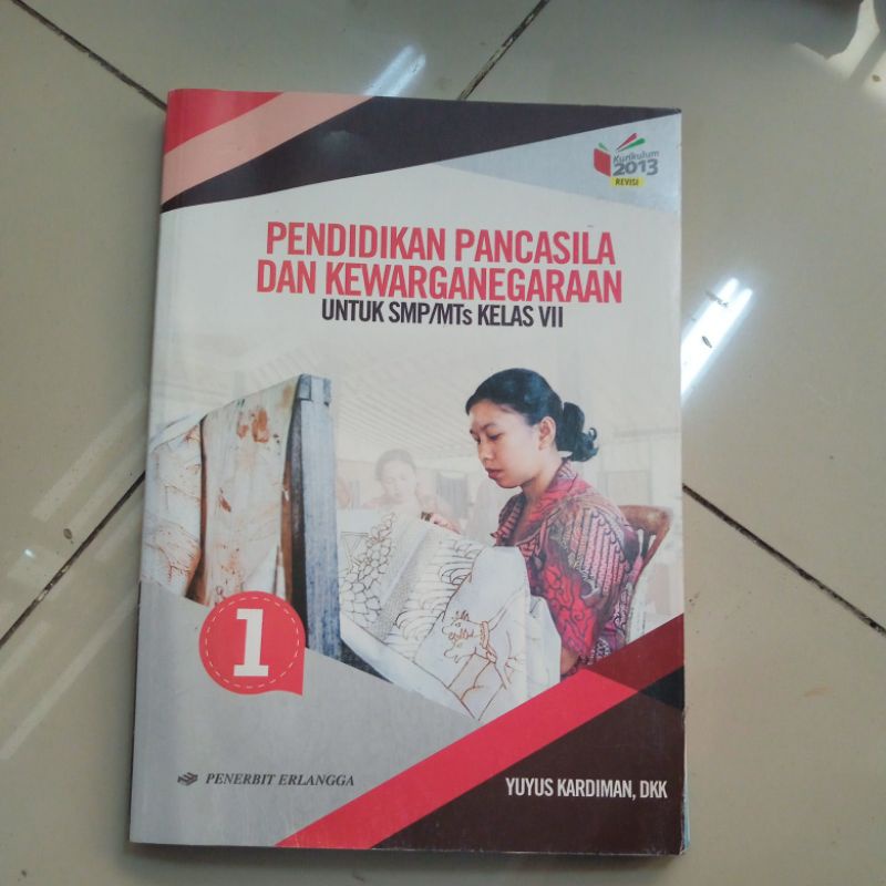 PPKN SMP kelas 7Erlangga.