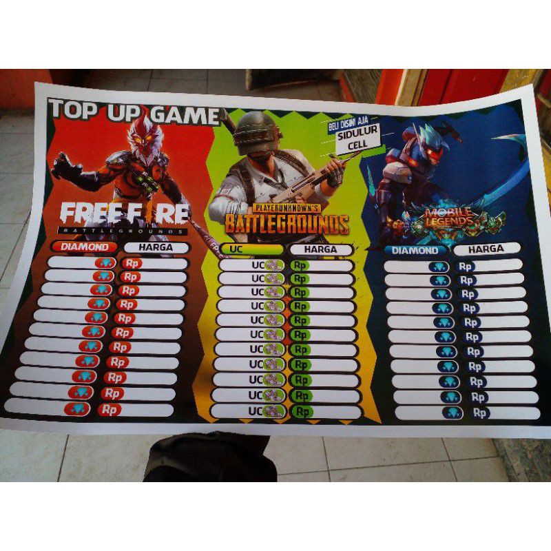

Poster A3 Game