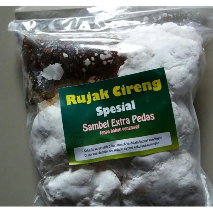 

Rujak Cireng Special Extra Sambal Pedas Isi 5 Pcs Murah