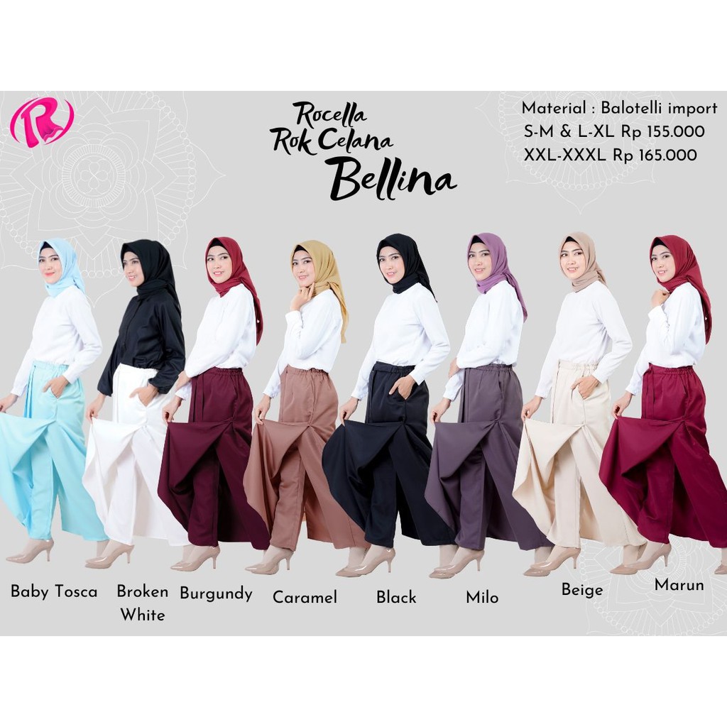 ROCELLA Rok Celana Muslimah Dewasa - BELLINA