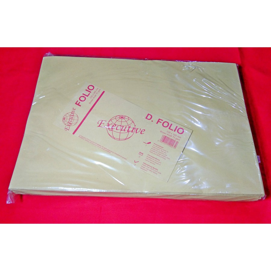 

Executive Amplop Coklat Folio ( 1 Pack - 100 Pcs )