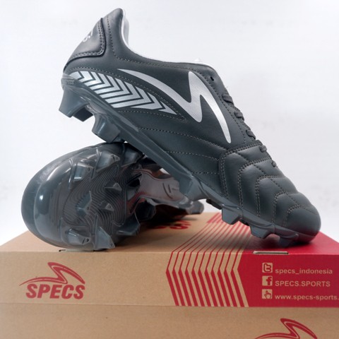 Sepatu Bola Specs Azteca FG Gun Metal Grey Silver 101156 Original BNIB
