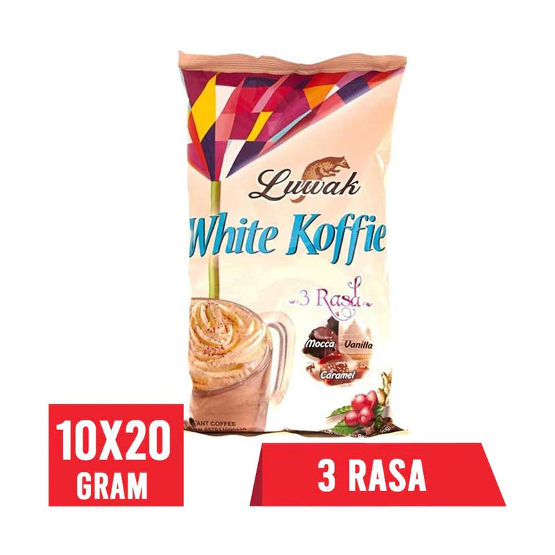 

Luwak White Koffie 3 Rasa [10x20gr]