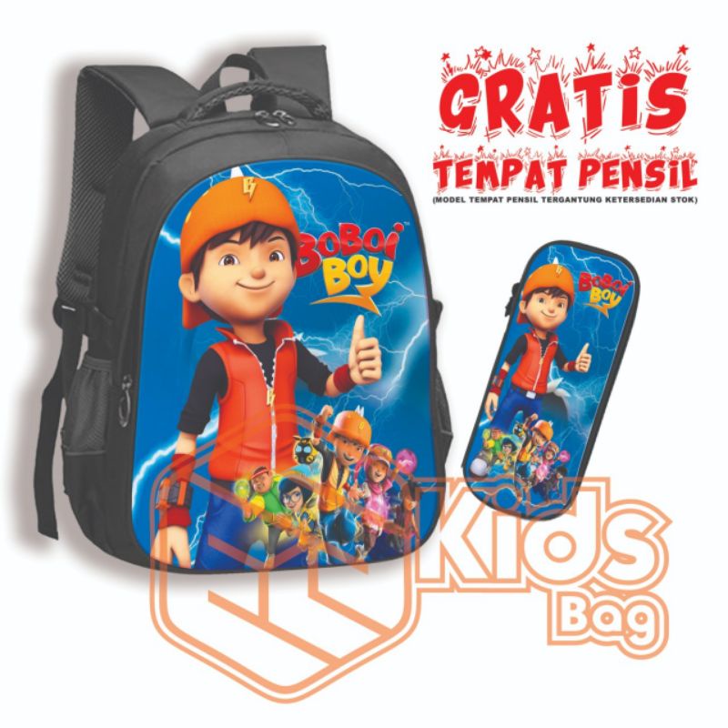 tas ransel anak laki-laki boboiboy TK SD