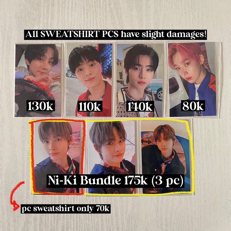 ENHYPEN | Little Wishes Holiday Sweatshirt + Special Box Photocard PC [Jungwon, Jay, Sunghoon, Sunoo