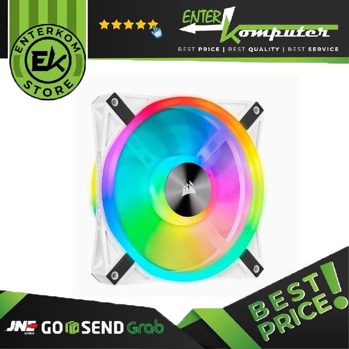 Corsair iCUE QL120 White RGB (Single Pack) - 12CM Fan