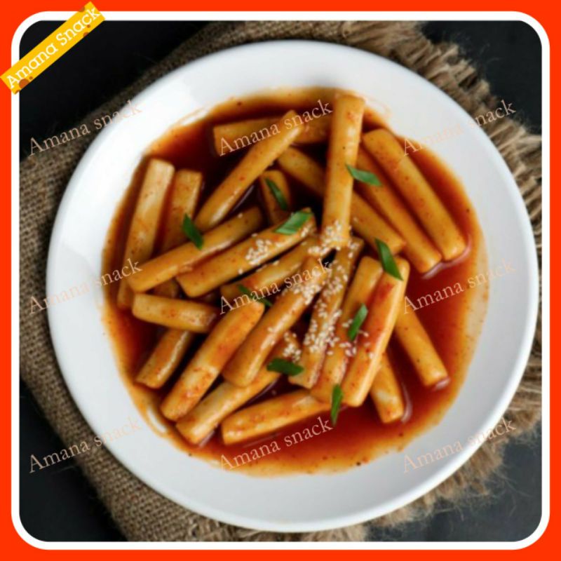 Topokki Ramyeon Rabokki Makanan tteokbokki camilan khas korea jajanan tradisional asli instan halal mozarella asin pedas gurih enak ringan lainnya toppoki teokpokki tobboki ASHIAAAP