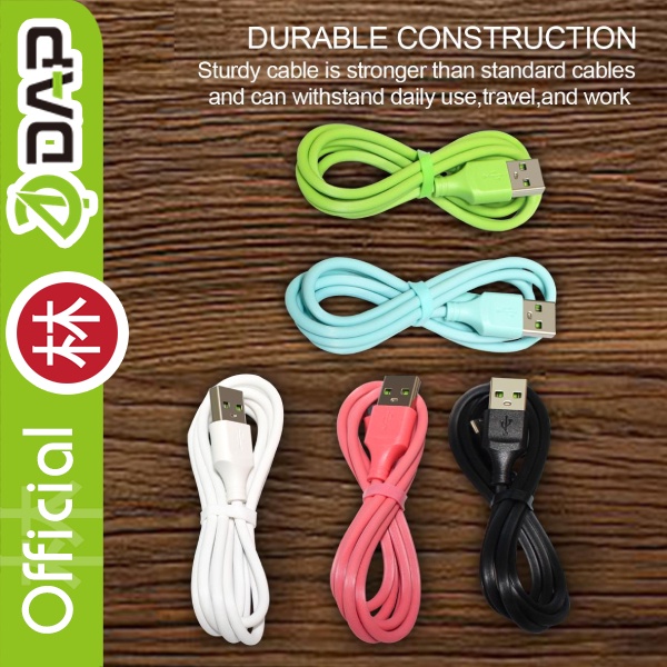 DAP D-B01T Kabel Data Cable Type-C 2.4A Fast Charging 100cm 1M