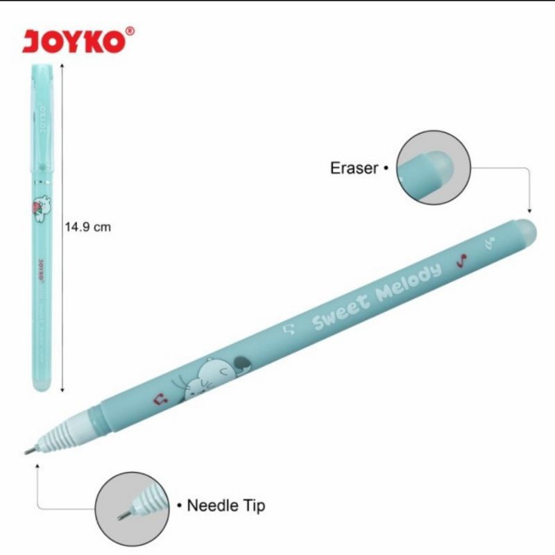 

Pulpen Joyko Gel Hapus Shokyo 6 GP-333