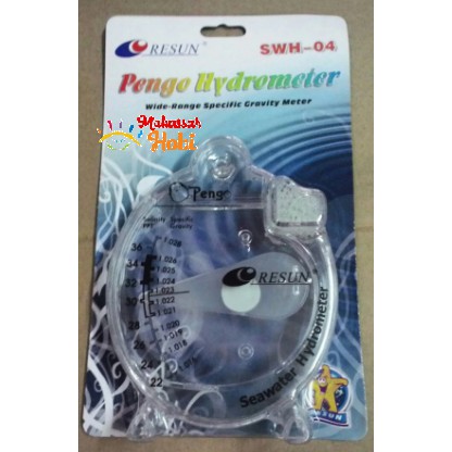 RESUN SWH-04 Hydrometer Alat Pengukur Kadar Garam Aquarium Air Laut