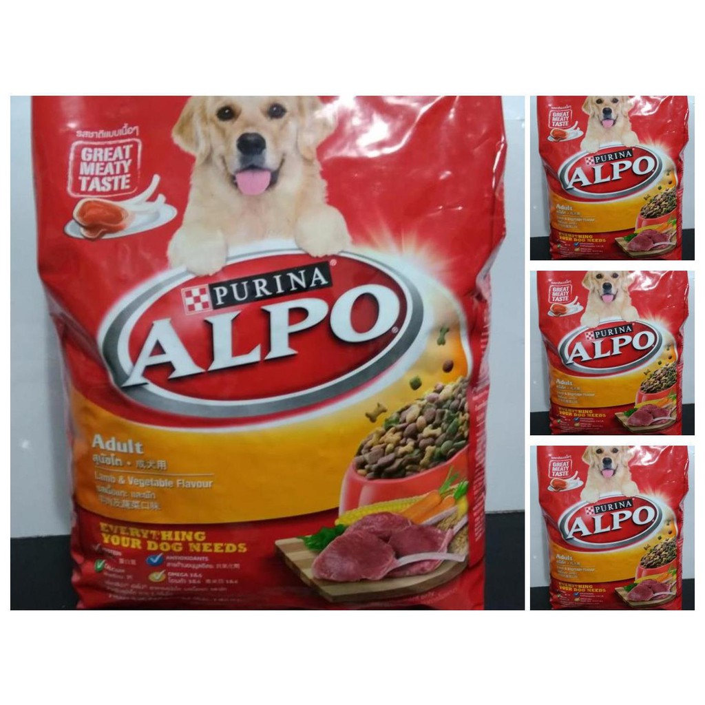 alpo adult lamb & vegetable 1,5kg alpo lamb dewasa 1,5kg