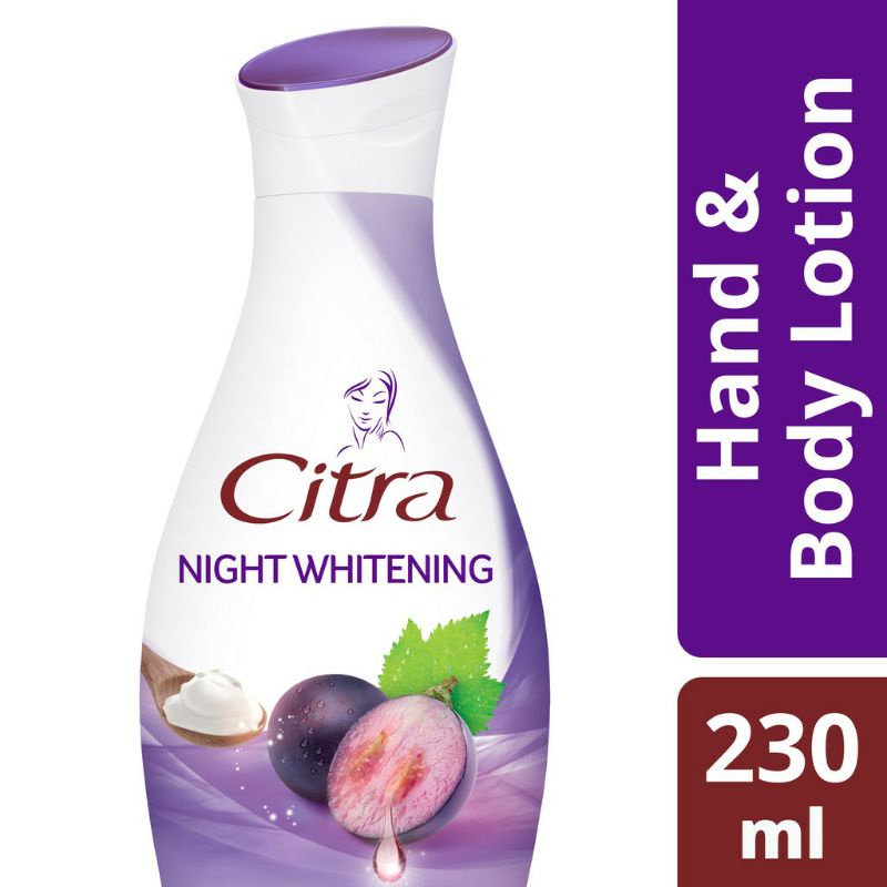 Citra Night Glow Hand Body Lotion Night Collagen -  HBL Citra Malam 230 ML