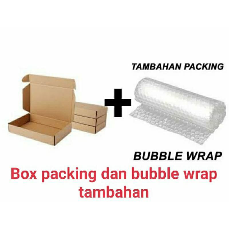 

CK.Packing Tambahan khusus Tempered Glass (BOX + BUBBLE WRAP)