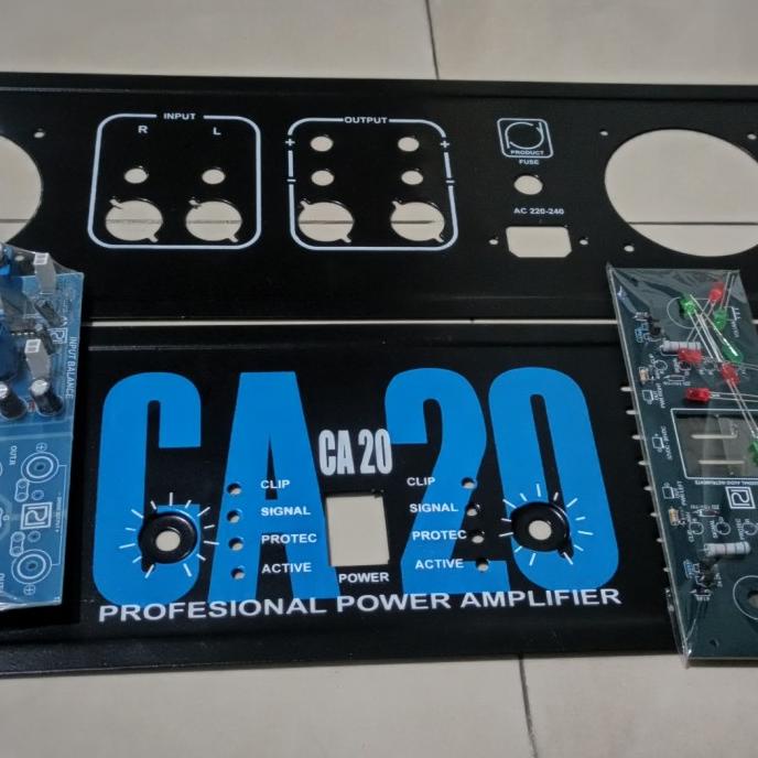 PANEL BOX POWER CA20 INDIKATOR SIGNAL CLIP INPUT BALANCE