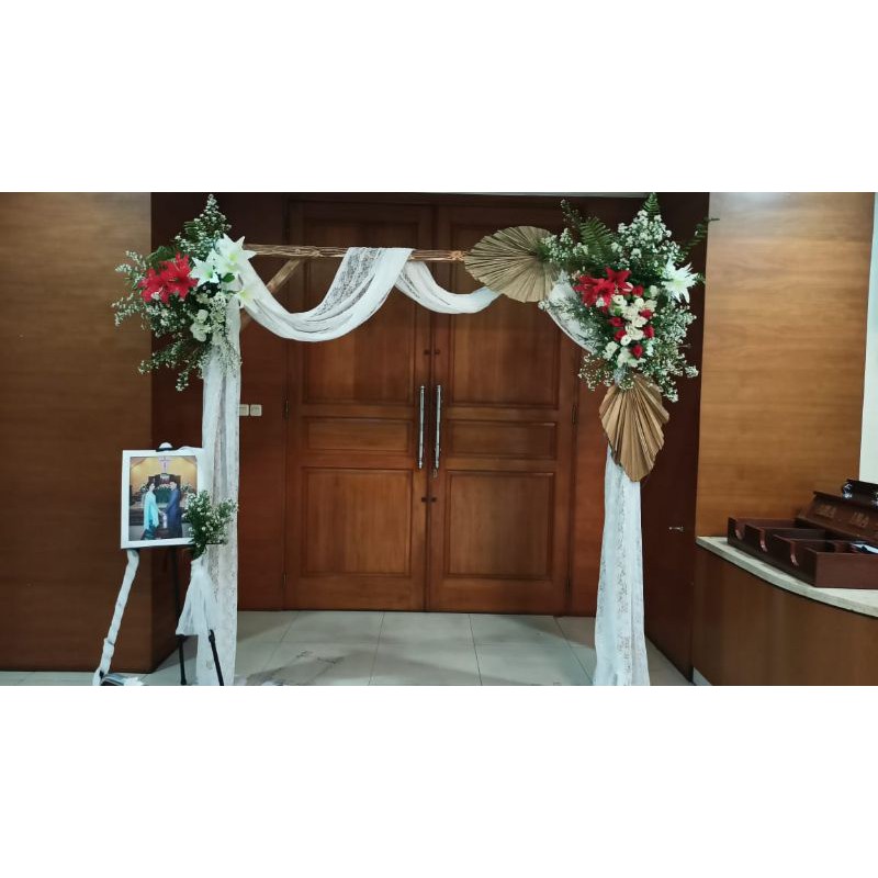 Dekorasi rumah adat batak Bandung
