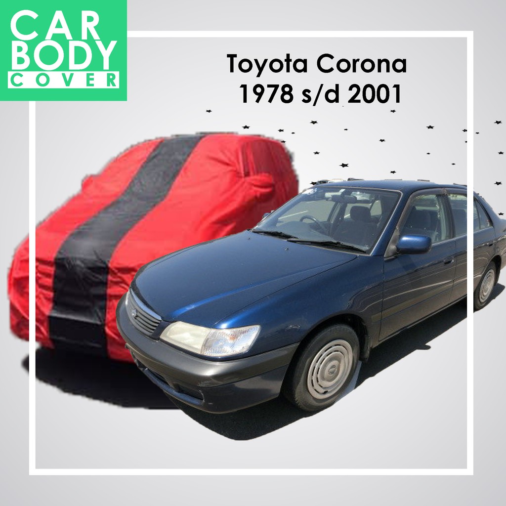 Body Cover Hitam Merah Biru Sarung Mobil Toyota Corona 1978 Sd 2001