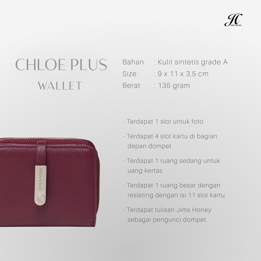 JIMS HONEY CLOWY PLUS WALLET DOMPET LIPAT WANITA