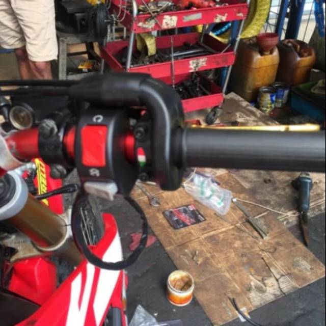 Gas Spontan CRF150L 2 kabel + On off
